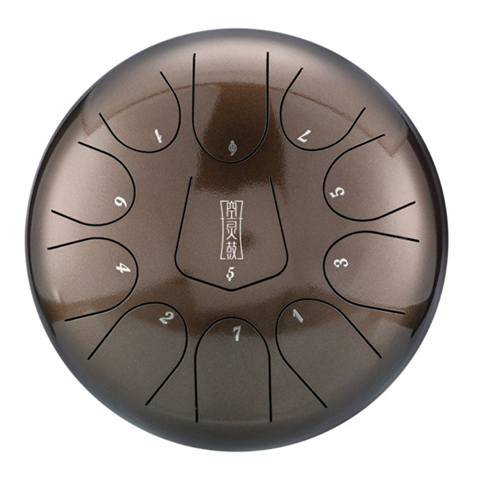 HLURU TS11-10 CHESTNUT - 11 Notalı 10" Chestnut Tongue Drum